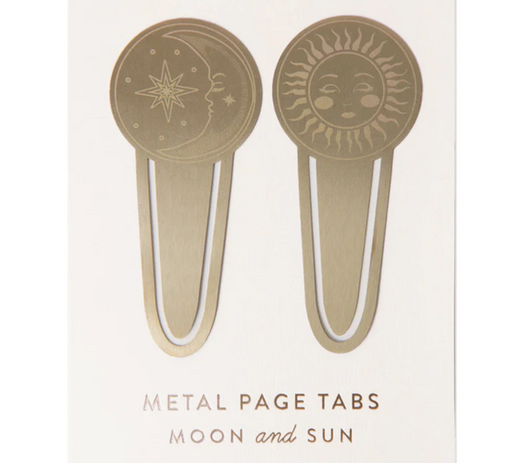 Brass Page Tabs - Celestial