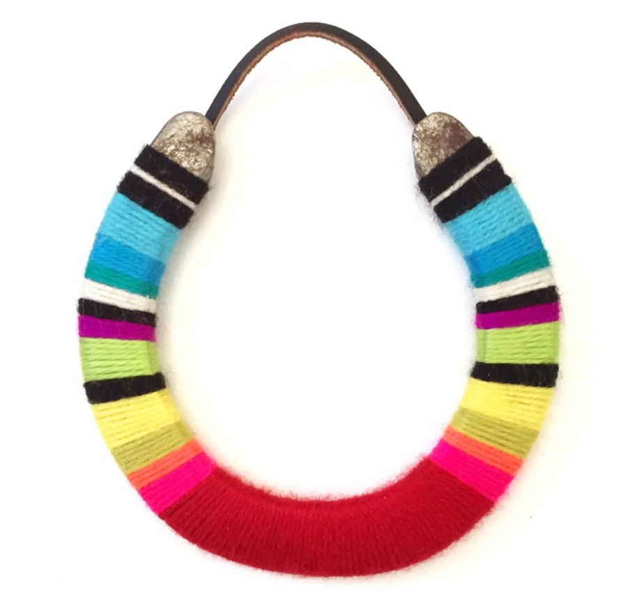 Yarn Wrapped Horseshoe - Manhattan