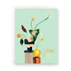 Houseplant Sorry for your Loss Card