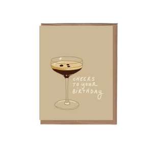 Scratch & Sniff Espresso Martini Birthday Card