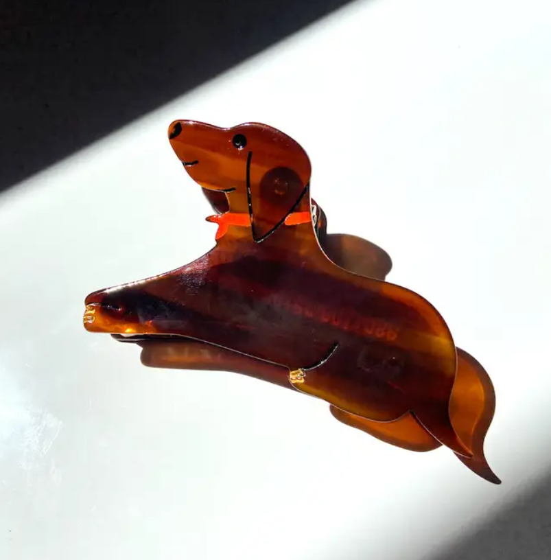 Dachshund Hair Claw Clip