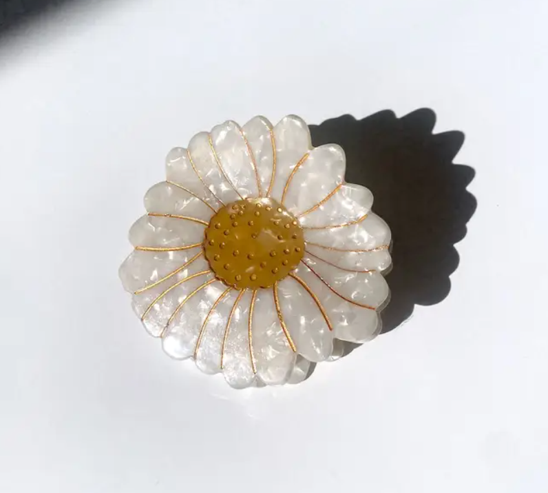 Daisy Hair Claw Clip