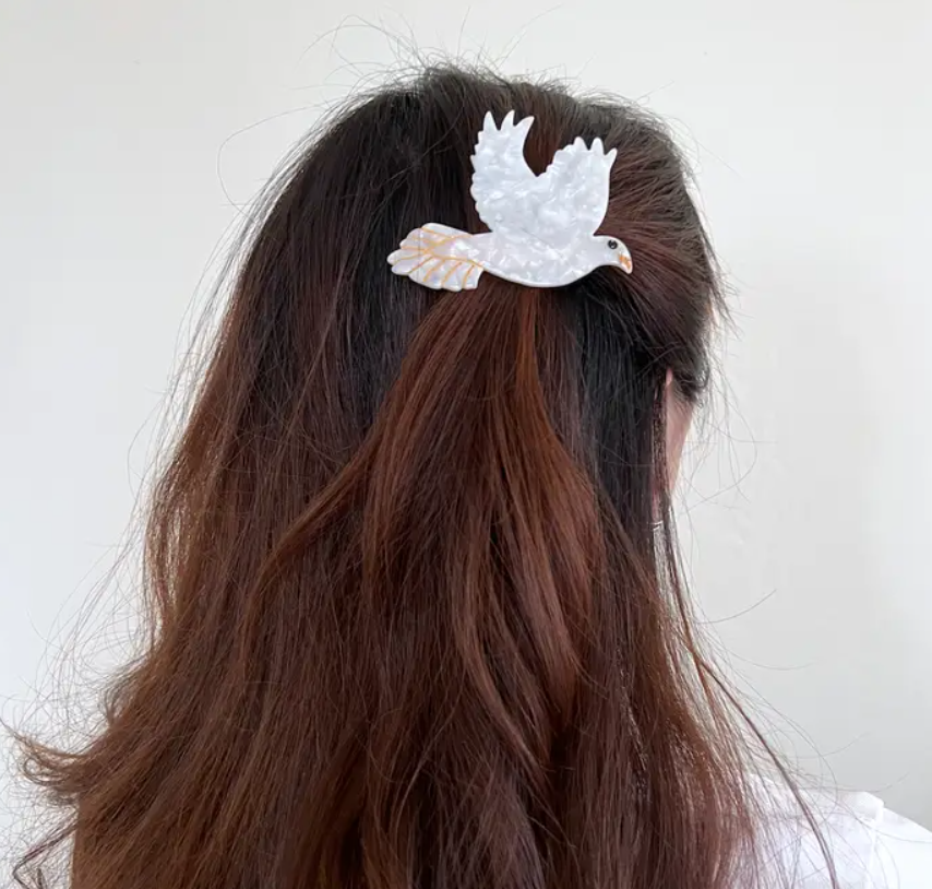 Dove Barrette Clip