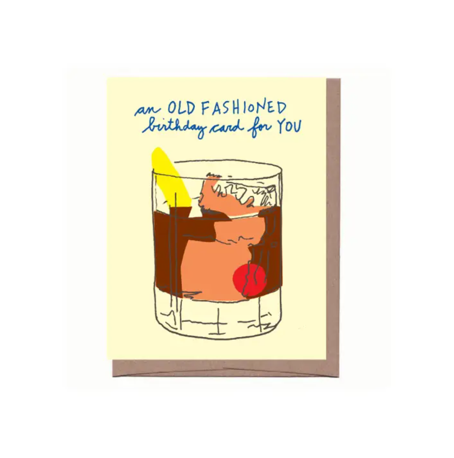 Old Fashioned Birthday Card