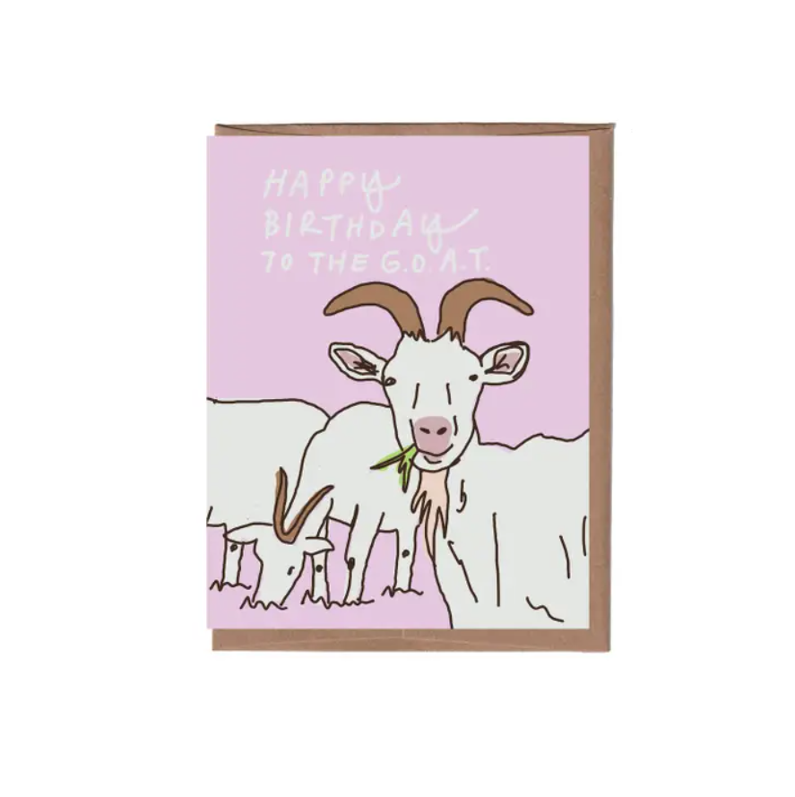 Goat Birthday Card