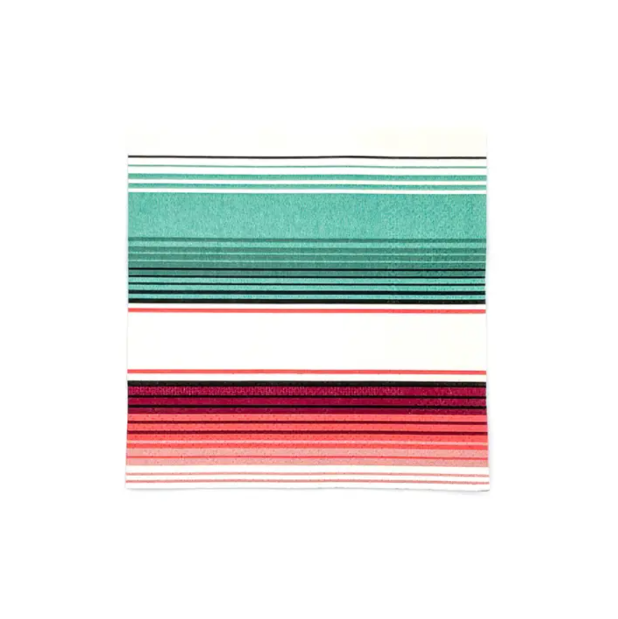 Desert Stripe Cocktail Napkins