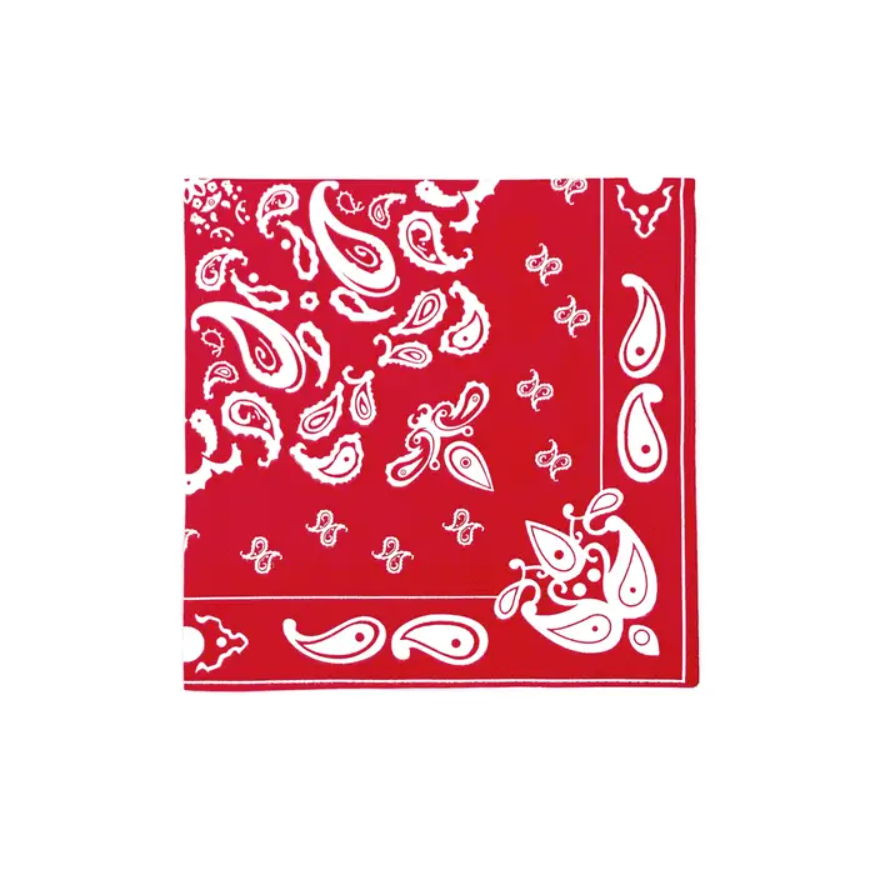 Red Bandana Cocktail Napkins