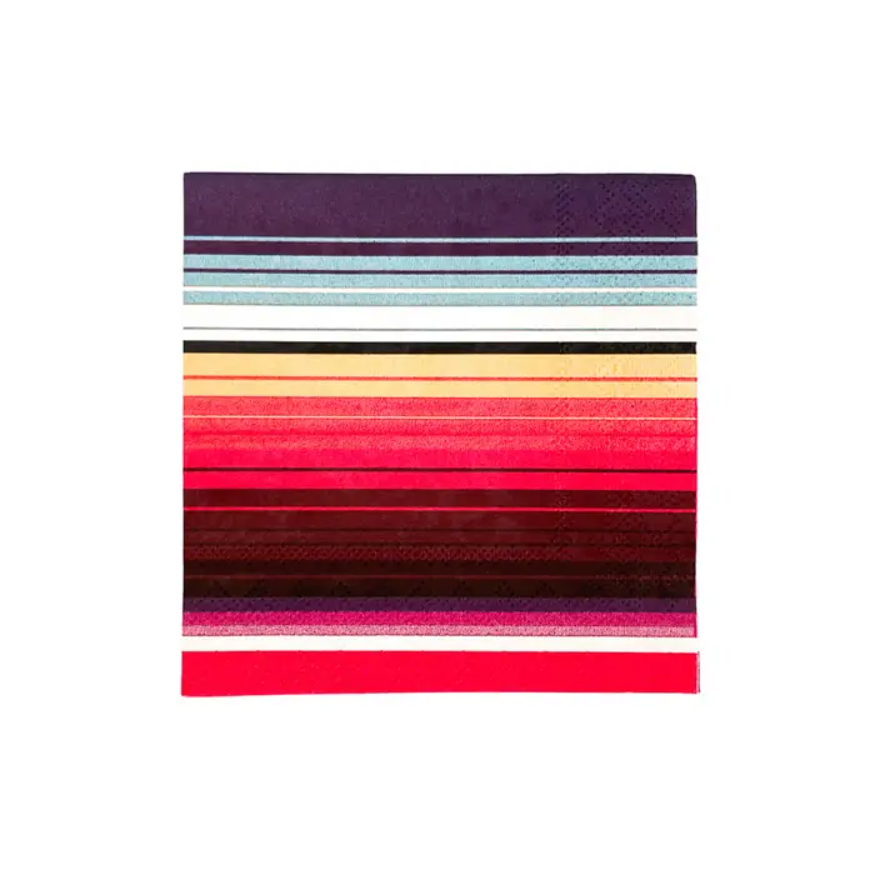 Red Serape Cocktail Napkins