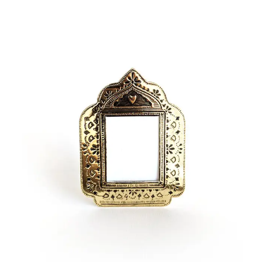 Small Gold Faux Tin Frame