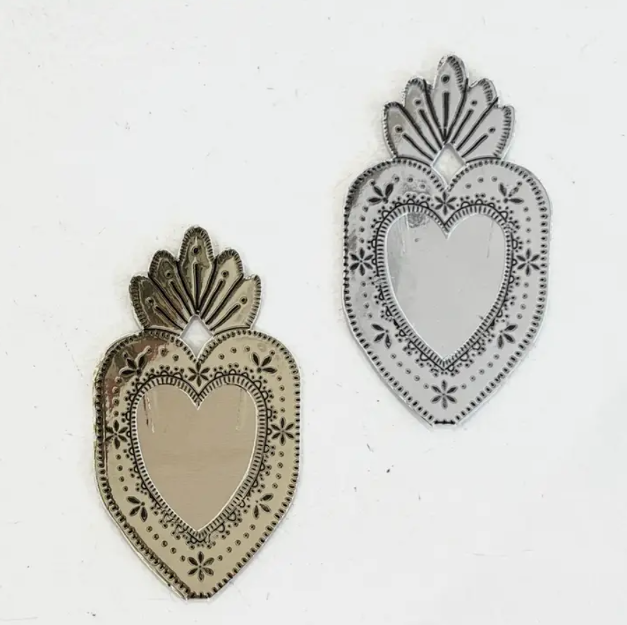 Mini Silver Heart Frame