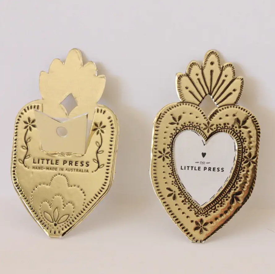 Mini Gold Heart Frame