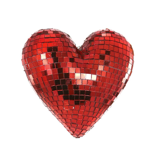 Disco Heart Ornament