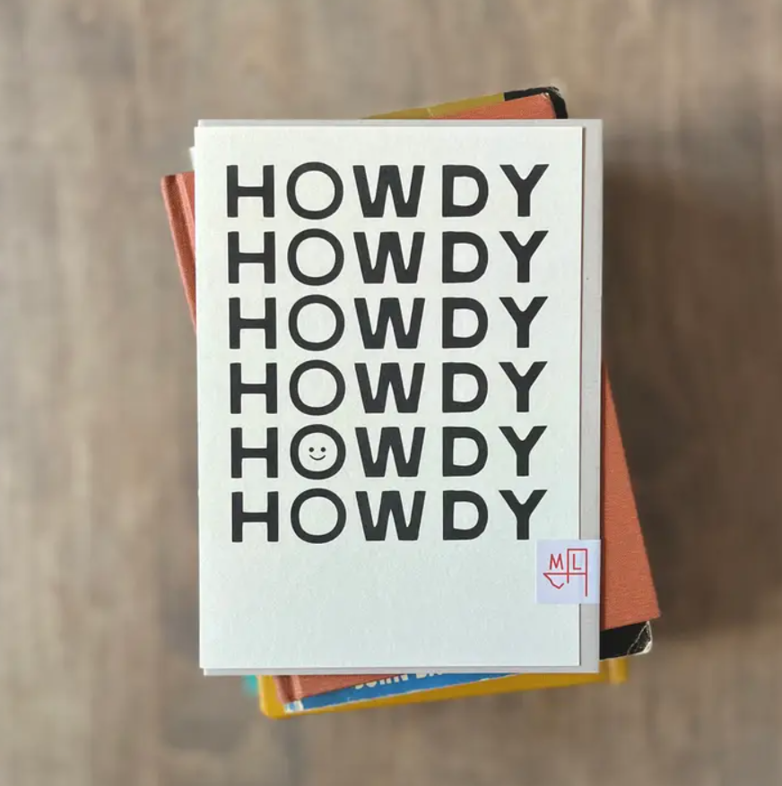 Happy Howdy Greeting Card