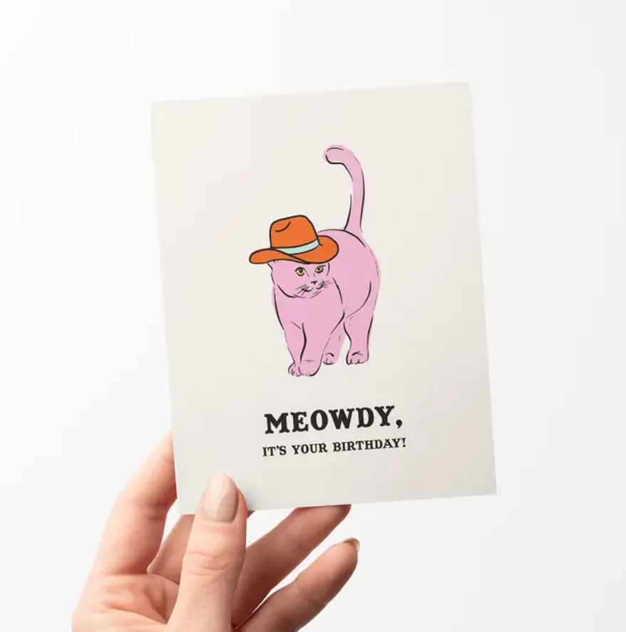 
                      
                        Meowdy Birthday Card
                      
                    