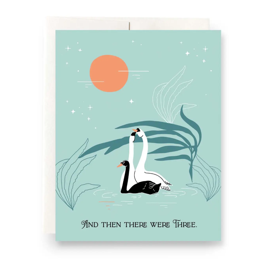 Three Swans Card