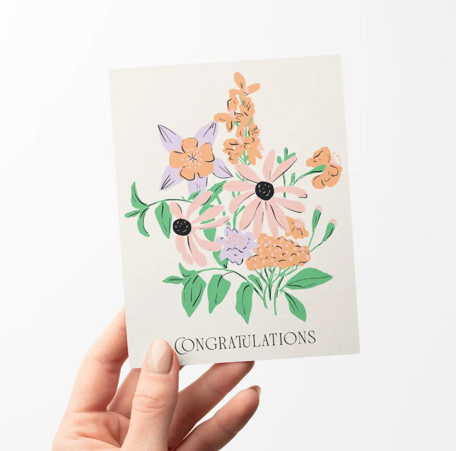 
                      
                        Wildflower Bouquet Congrats Card
                      
                    