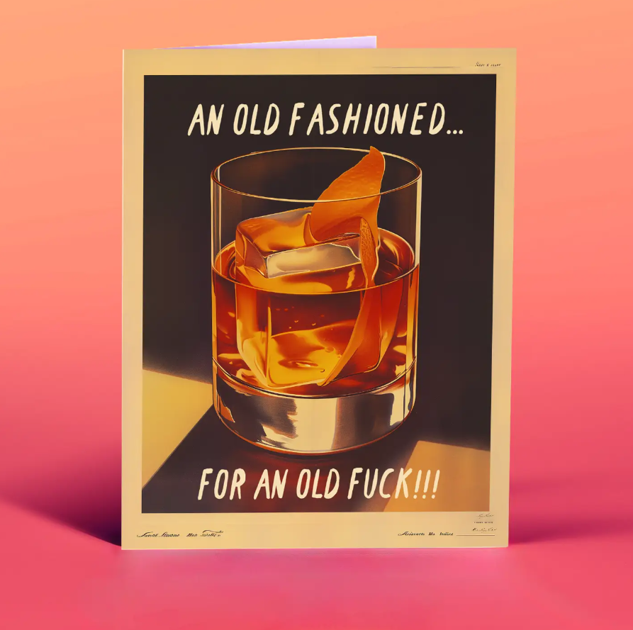 Old Fashioned Card