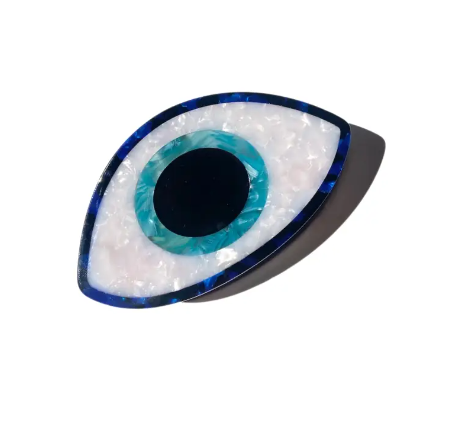 Evil Eye Hair Claw Clip