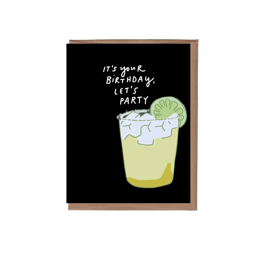 Scratch & Sniff Margarita Birthday Card