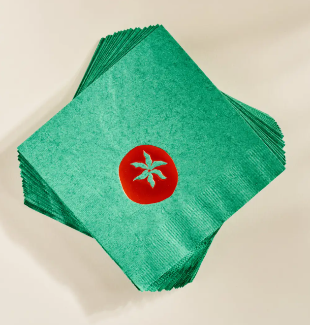 Tomato Cocktail Napkins