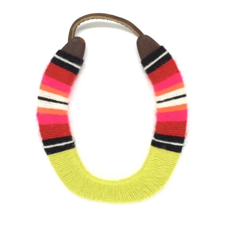 Yarn Wrapped Horseshoe - San Clemente