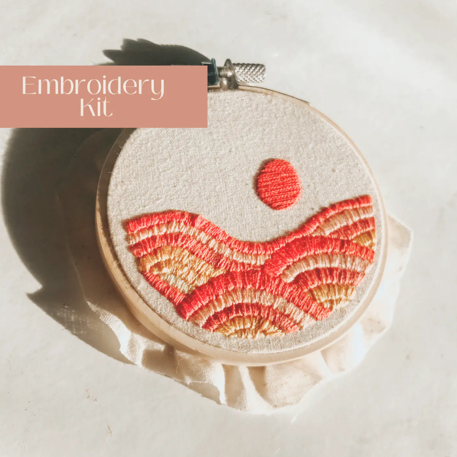 Rolling Hills Embroidery Kit