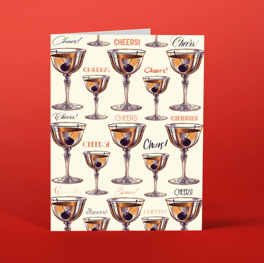 Cocktail Cheers Card