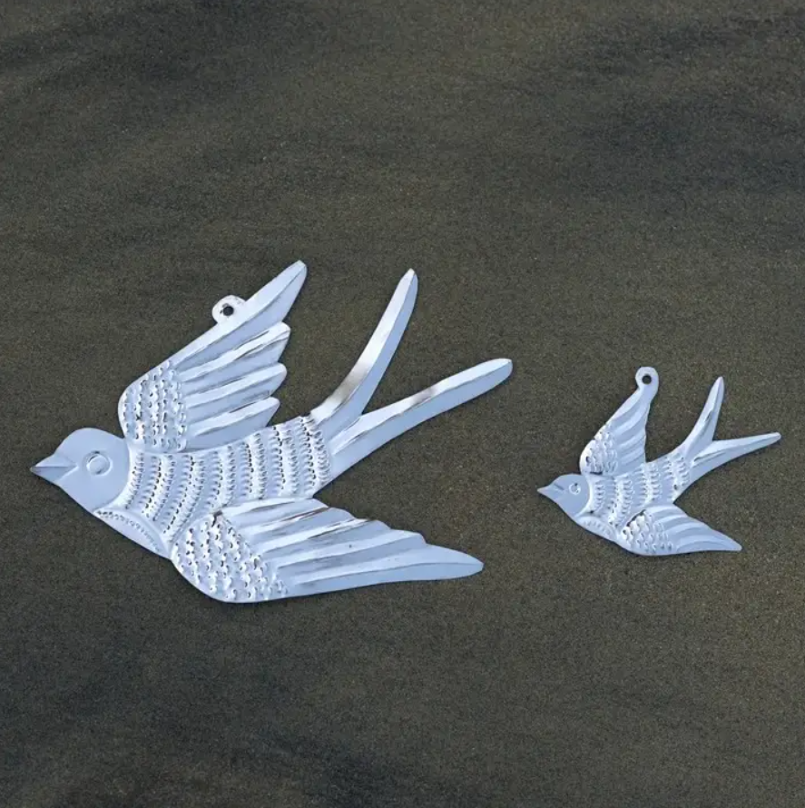 Pressed Tin Bird Milagro - Small