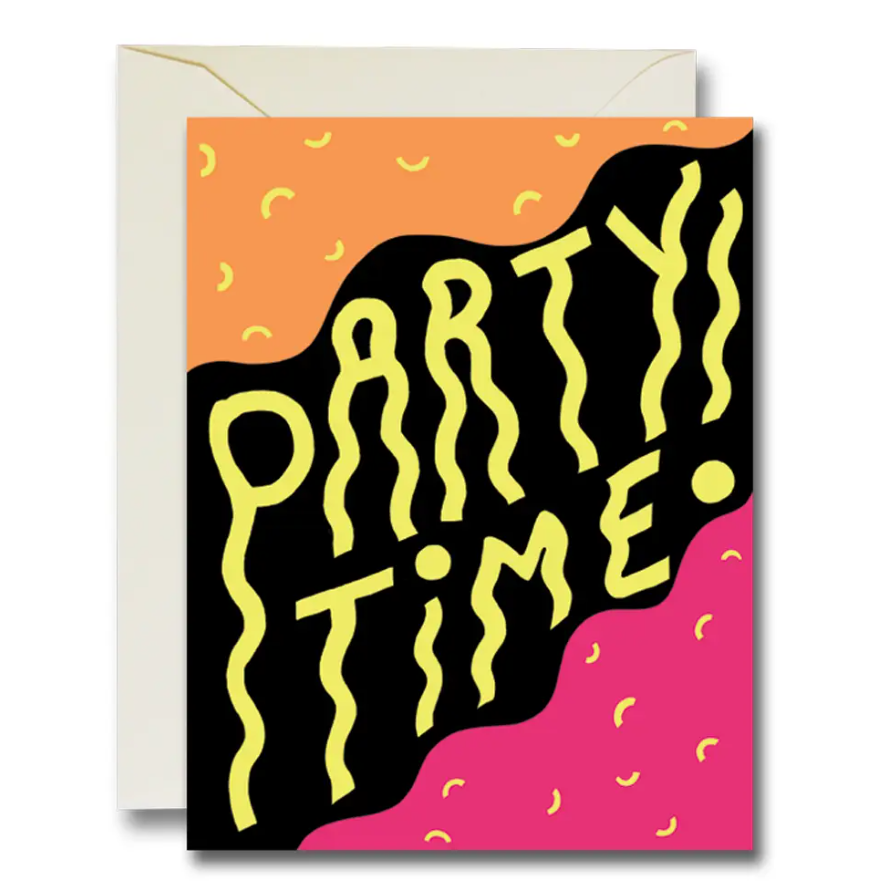 Party Time Birthday Card