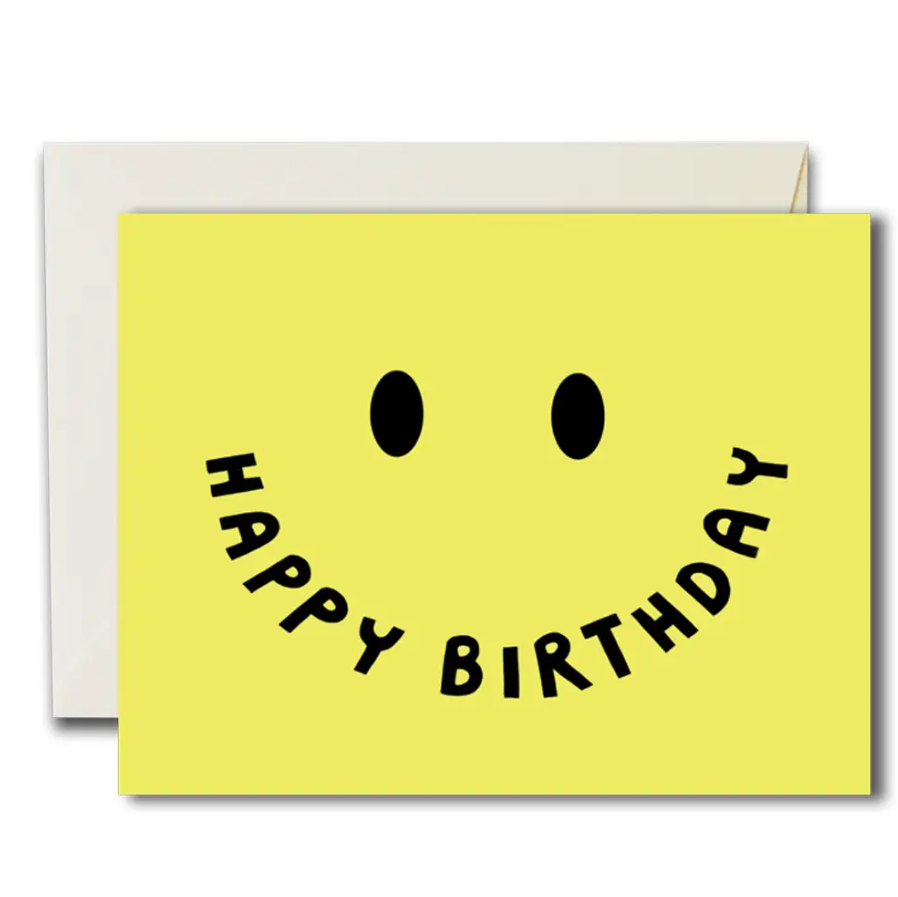 Smiley Birthday Card