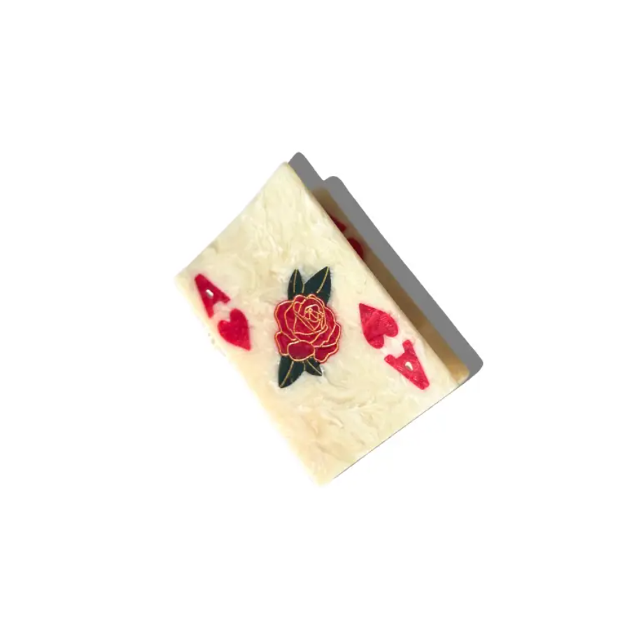 Ace of Hearts Hair Claw Clip