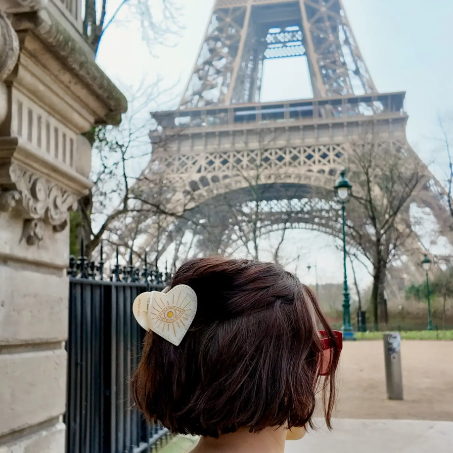 Celestial Heart Hair Claw Clip