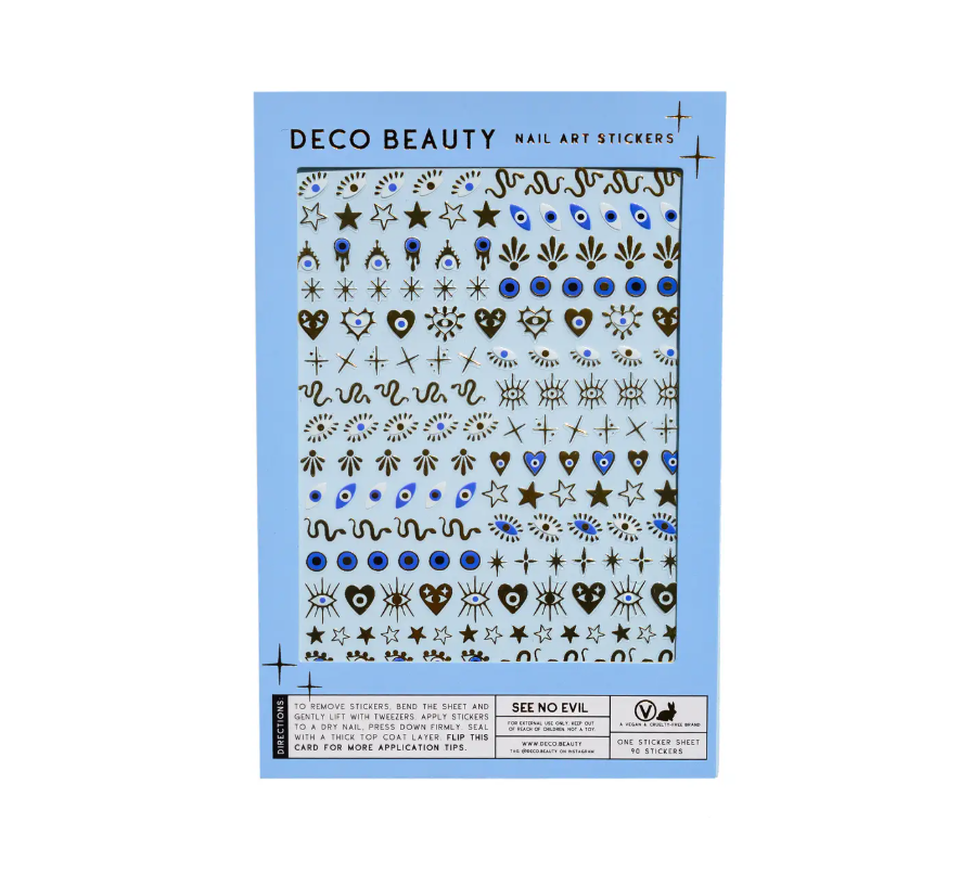 Nail Art Stickers - See No Evil