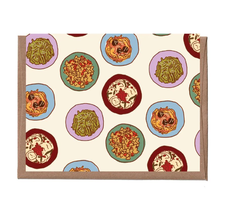 Pasta Greeting Card