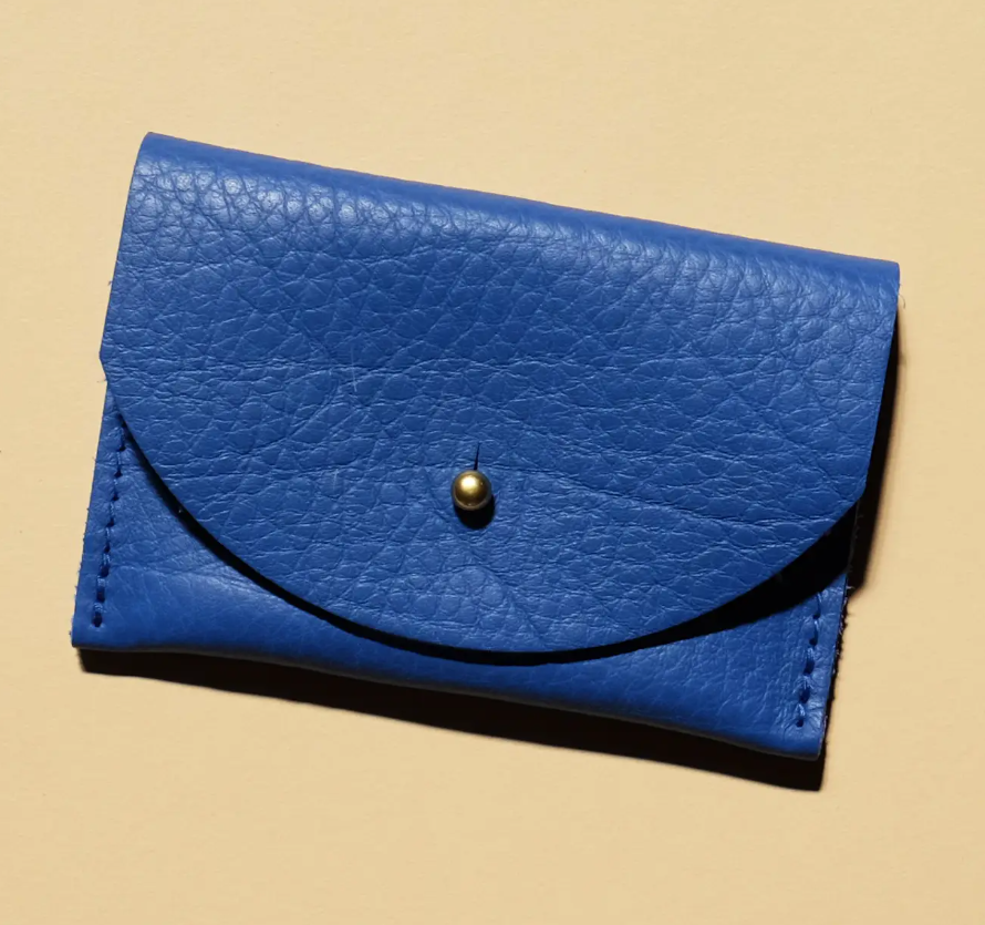 Lapis Leather Cardholder