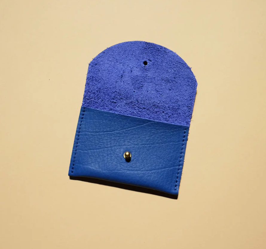 Lapis Leather Cardholder