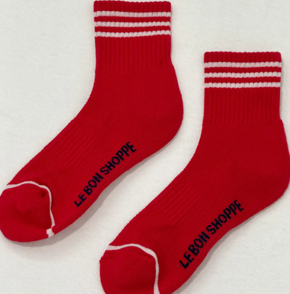 Girlfriend Socks - Red