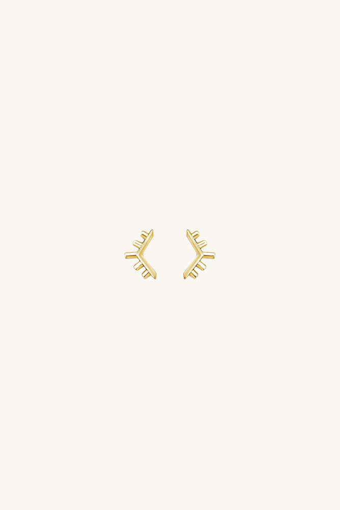 
                      
                        sierra winter sunrise dainty gold stud earrings
                      
                    