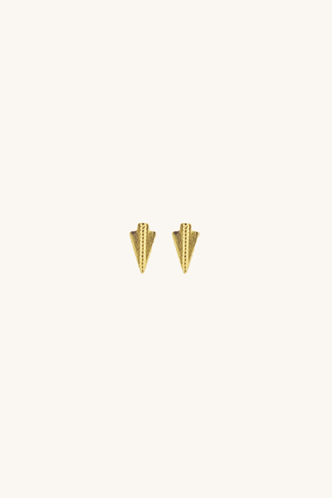 
                      
                        Sierra Winter gold vermeil arrowhead tailgate earrings
                      
                    