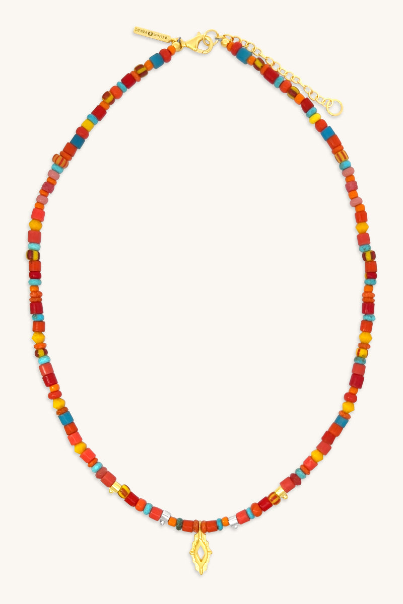 handmade beaded to the stars necklace sierra winter