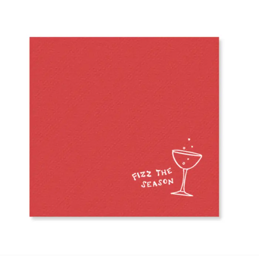 Fizz The Season Cocktail Napkins