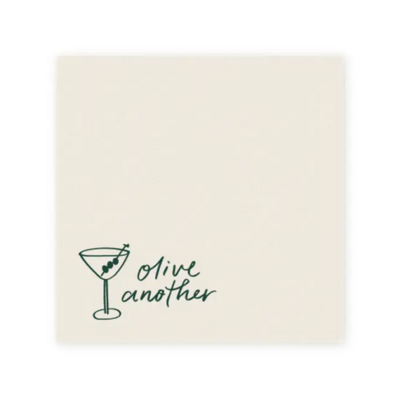 Olive Another Martini Cocktail Napkins