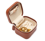 Luna Petite Travel Jewelry Box - Brown