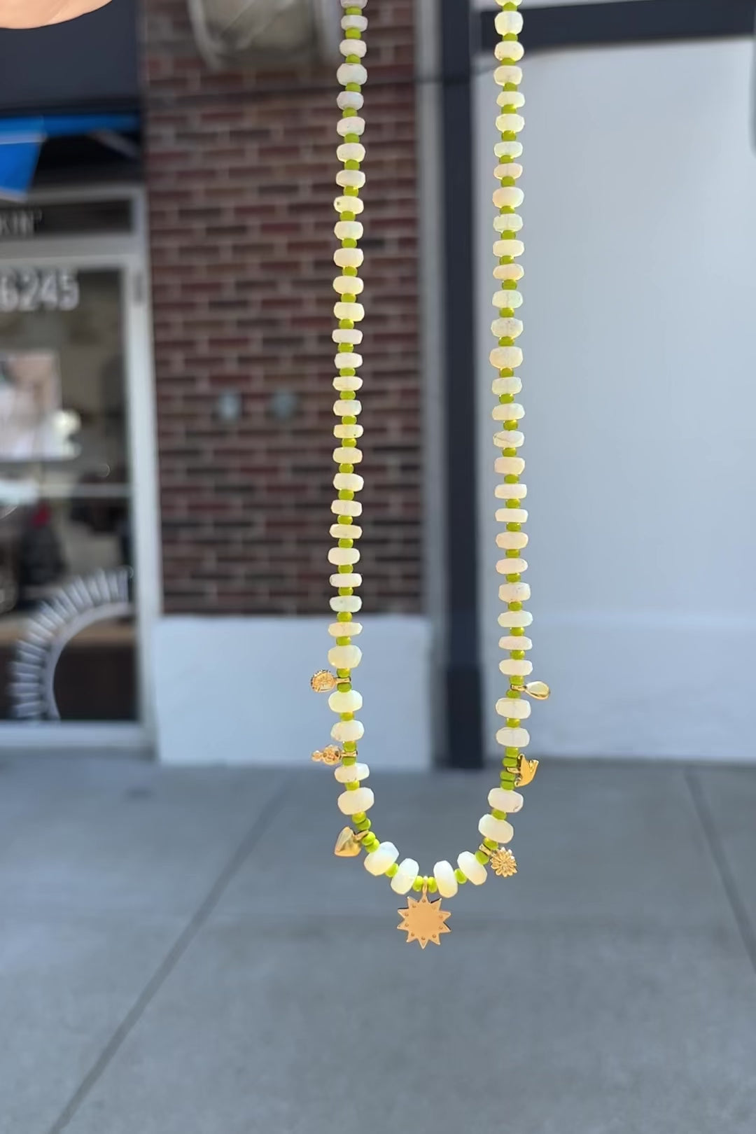 video of australian opal charm necklace sierra winter