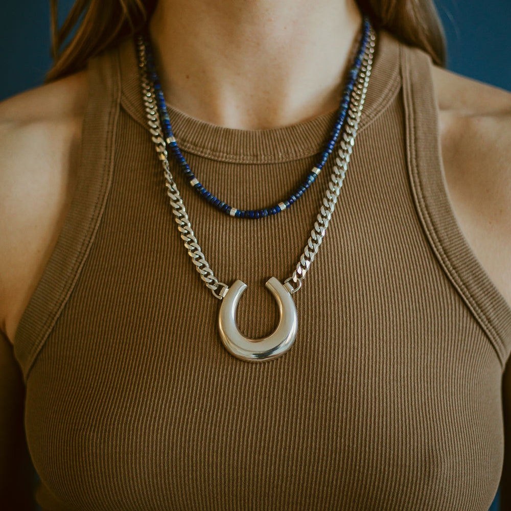 
                      
                        sierra winter jewelry lapis beaded gaia necklace
                      
                    