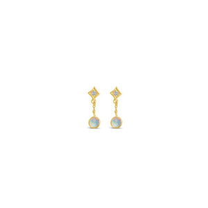sierra winter jewelry opal white topaz aura earrings