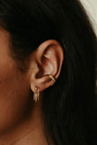sierra winter gold vermeil bowie box chain hoop earrings