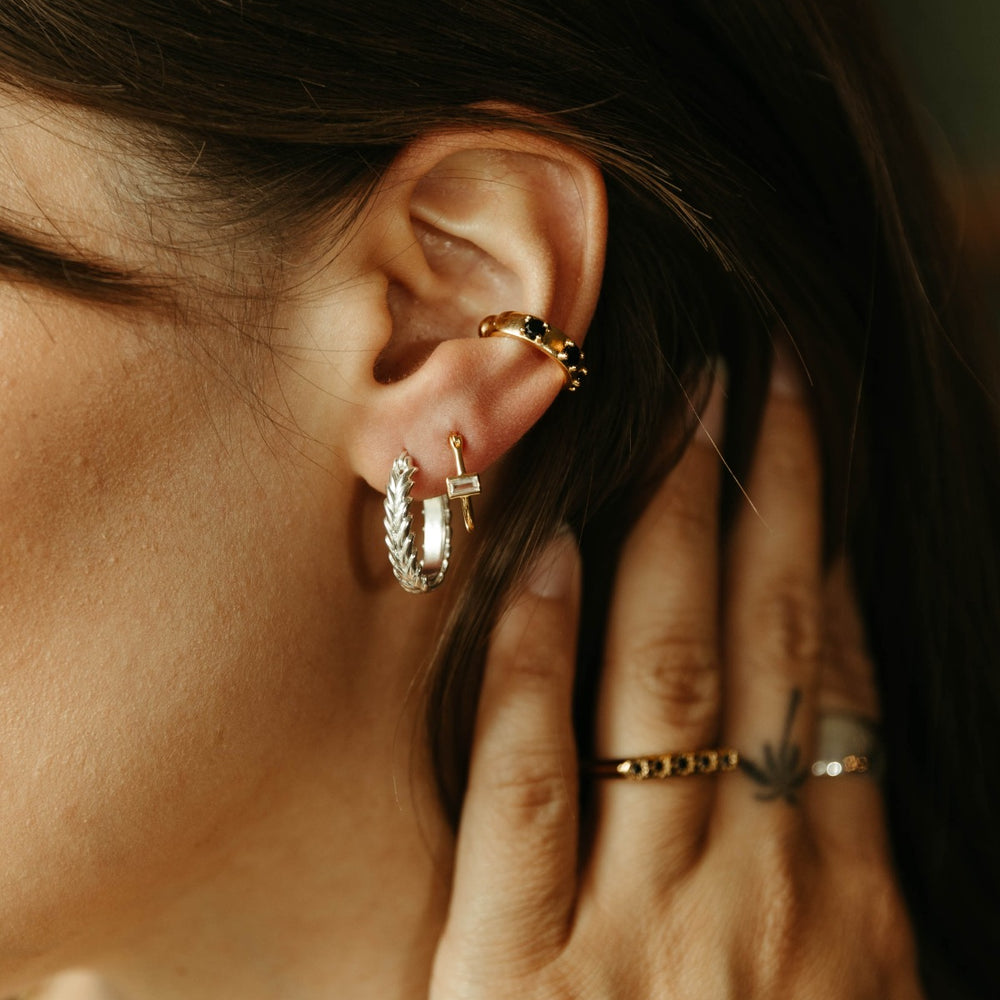 
                      
                        gold vermeil and black spinel Wild Card Ear Cuff
                      
                    