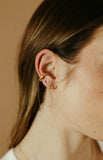 gold vermeil and pink sapphire Wild Card Ear Cuff