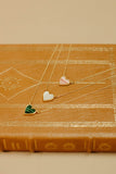gold vermeil and rhodochrosite heart pendant Lovestruck Necklace